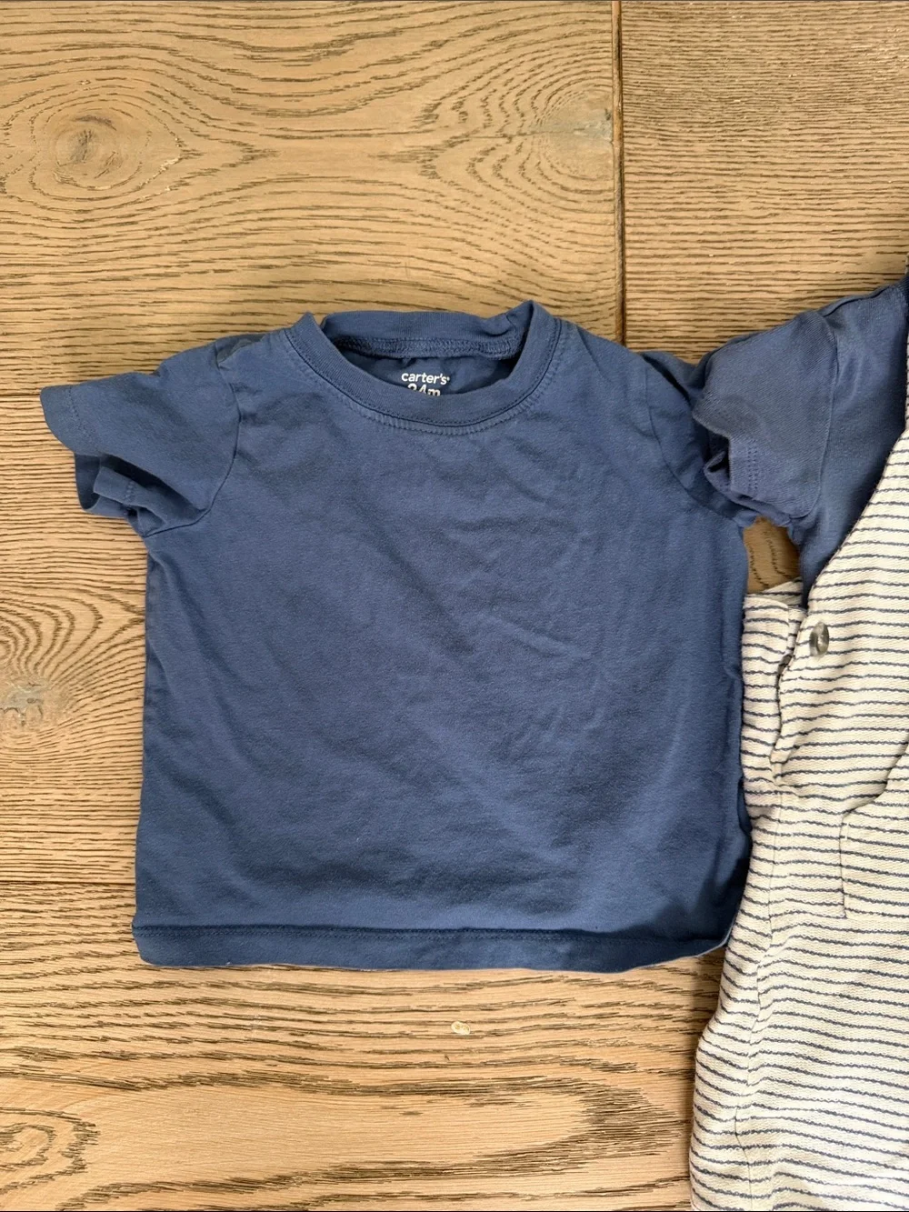 Bundle Set Carters Blue Rompers 24 Months